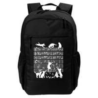 Cats Musical Notes Music Musician Composer Cat Lover Backpack