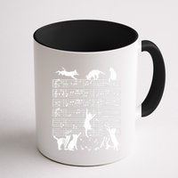 Cats Musical Notes Music Musician Composer Cat Lover Mug