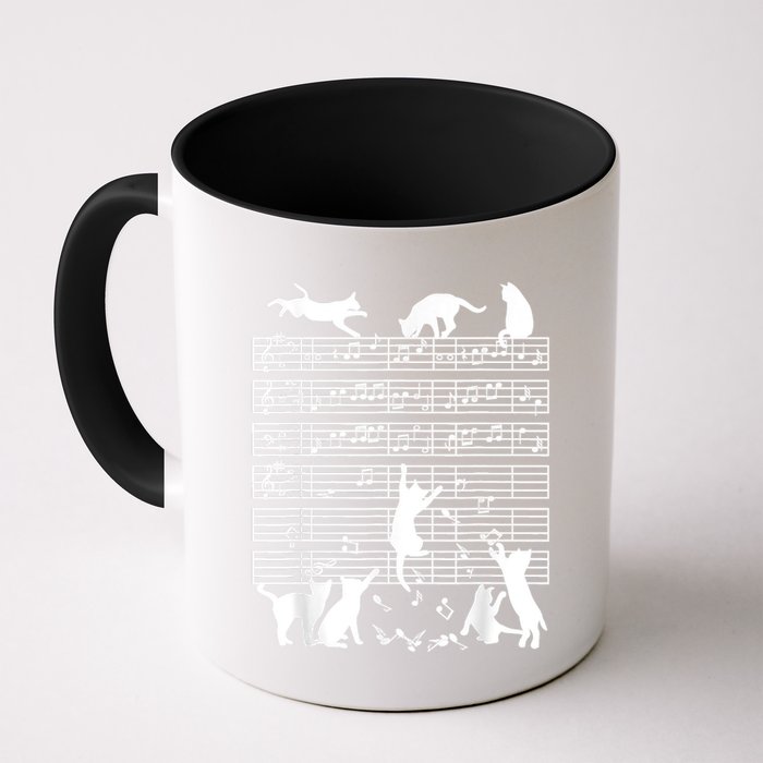 Cats Musical Notes Music Musician Composer Cat Lover Mug