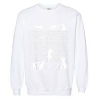 Cats Musical Notes Music Musician Composer Cat Lover Garment-Dyed Sweatshirt