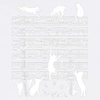 Cats Musical Notes Music Musician Composer Cat Lover Garment-Dyed Sweatshirt