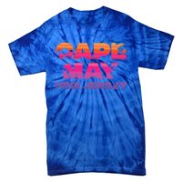 Cape May Nj Rainbow Souvenir Colorful Sunset Family Trip Gift Tie-Dye T-Shirt