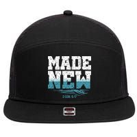 Christian Made New Baptism 7 Panel Mesh Trucker Snapback Hat