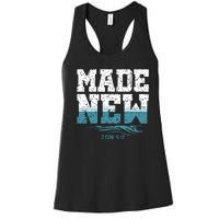 Christian Made New Baptism Women's Racerback Tank