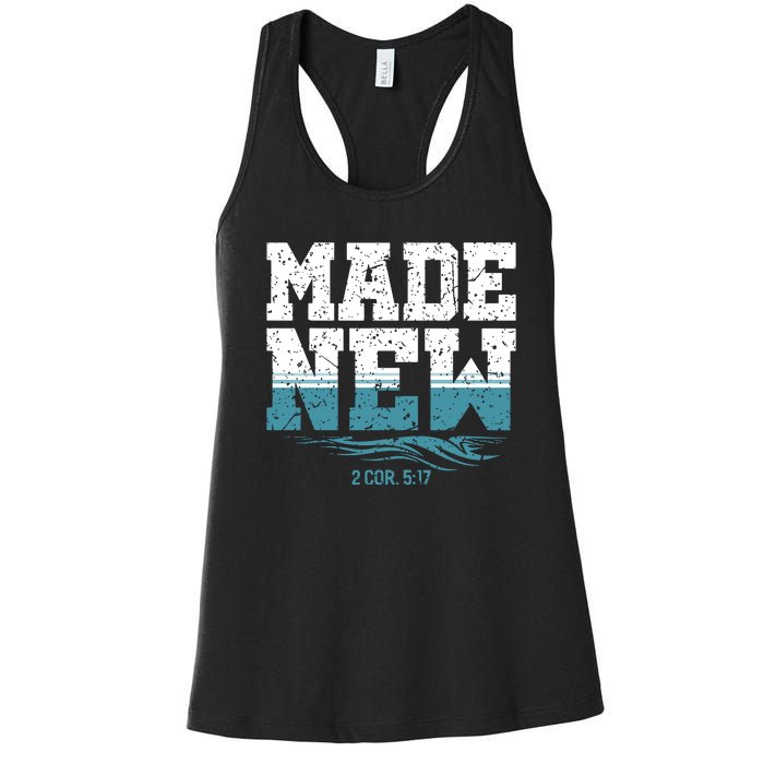 Christian Made New Baptism Women's Racerback Tank