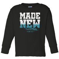 Christian Made New Baptism Toddler Long Sleeve Shirt