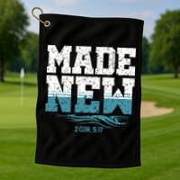 Christian Made New Baptism Golf Towel