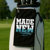 Christian Made New Baptism Golf Towel