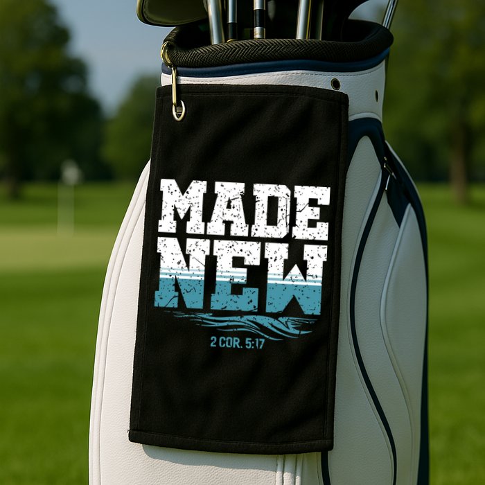 Christian Made New Baptism Golf Towel