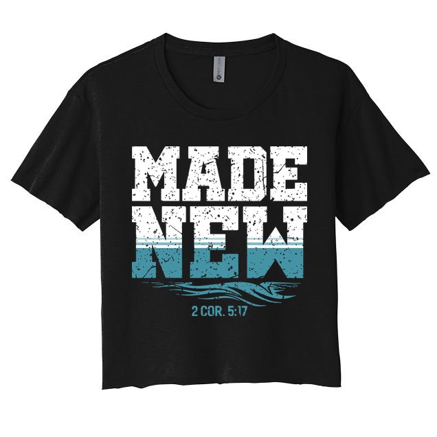 Christian Made New Baptism Crop Top