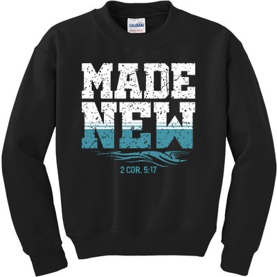 Christian Made New Baptism Kids Sweatshirt