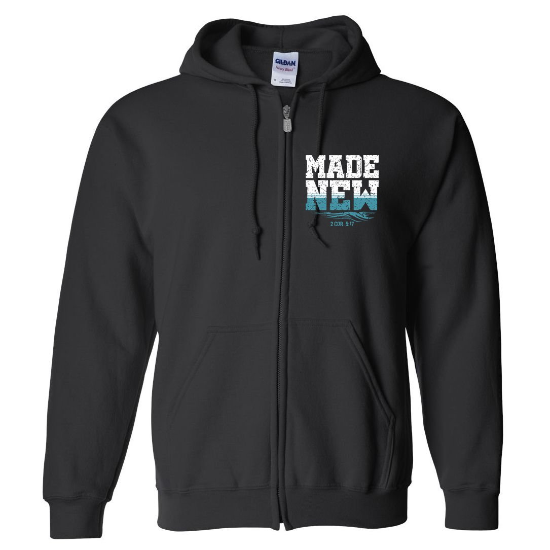 Christian Made New Baptism Full Zip Hoodie