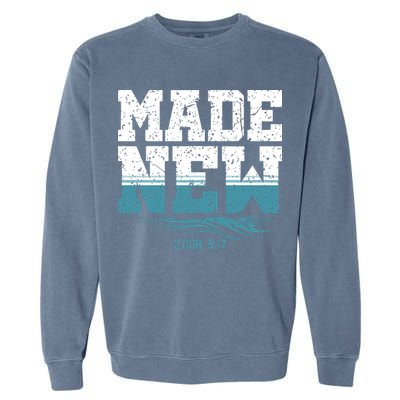 Christian Made New Baptism Garment-Dyed Sweatshirt