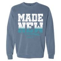 Christian Made New Baptism Garment-Dyed Sweatshirt