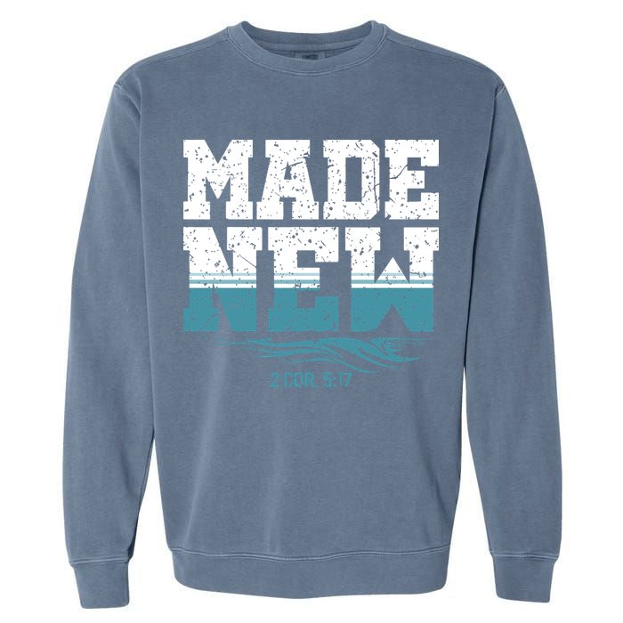 Christian Made New Baptism Garment-Dyed Sweatshirt