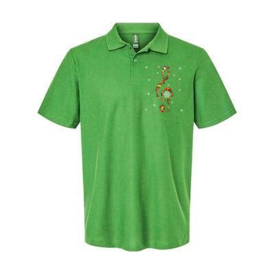 Christmas Music Note Symbol School Music Teacher Lover Xmas Softstyle Adult Sport Polo