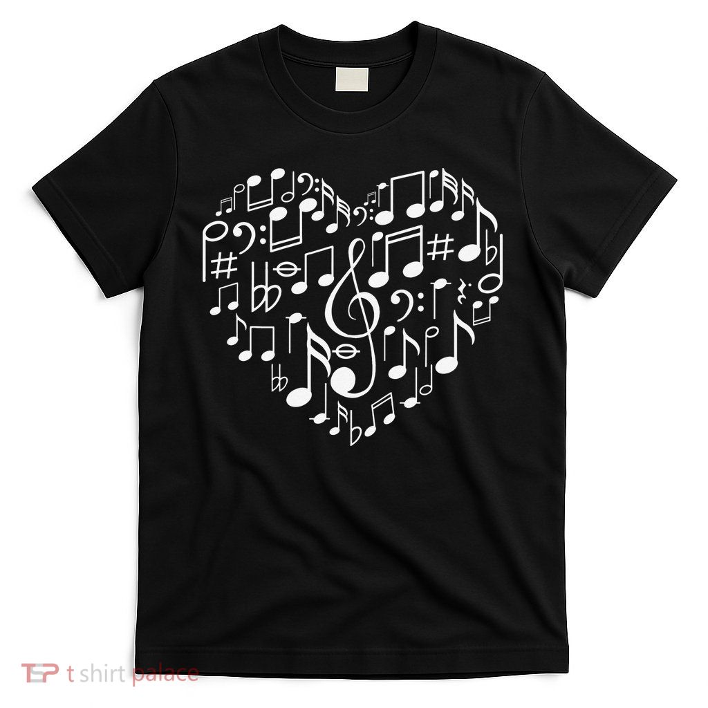Cool Music Note Art For  Music Musical Note Lover T-Shirt