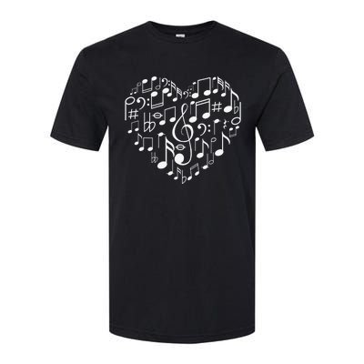 Cool Music Note Art For  Music Musical Note Lover Softstyle CVC T-Shirt