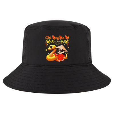 Chuc Mung Nam Moi Xuan At Ty Happy Tet 2025 Vietnamese Cool Comfort Performance Bucket Hat