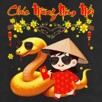 Chuc Mung Nam Moi Xuan At Ty Happy Tet 2025 Vietnamese Cool Comfort Performance Bucket Hat