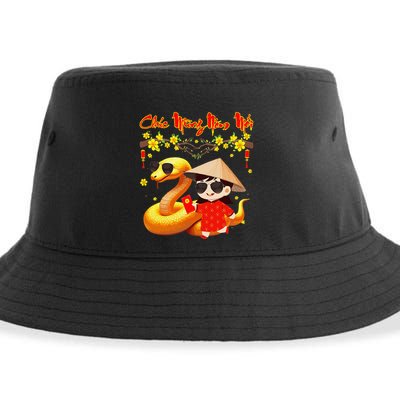 Chuc Mung Nam Moi Xuan At Ty Happy Tet 2025 Vietnamese Sustainable Bucket Hat