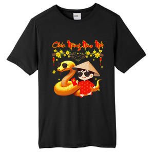 Chuc Mung Nam Moi Xuan At Ty Happy Tet 2025 Vietnamese Tall Fusion ChromaSoft Performance T-Shirt