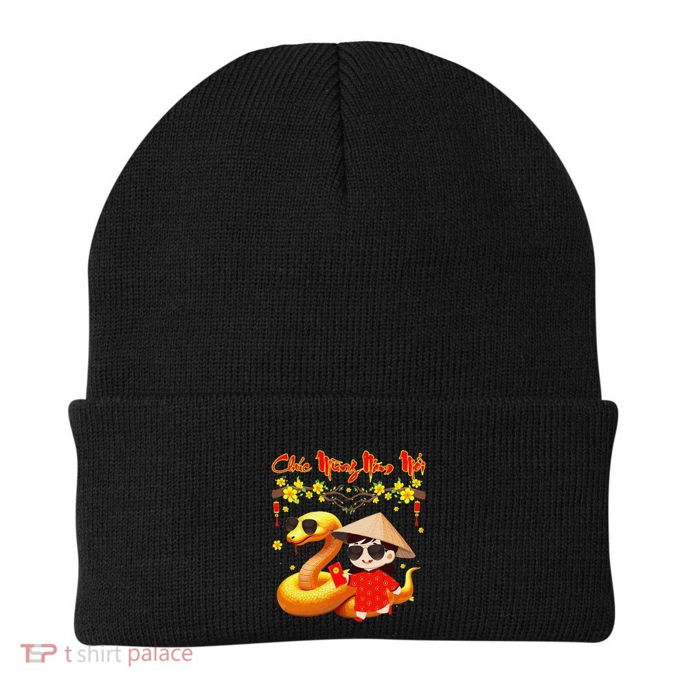 Chuc Mung Nam Moi Xuan At Ty Happy Tet 2025 Vietnamese Beanie