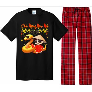 Chuc Mung Nam Moi Xuan At Ty Happy Tet 2025 Vietnamese Pajama Set