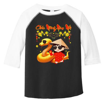 Chuc Mung Nam Moi Xuan At Ty Happy Tet 2025 Vietnamese Toddler Fine Jersey T-Shirt