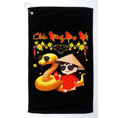 Chuc Mung Nam Moi Xuan At Ty Happy Tet 2025 Vietnamese Golf Towel