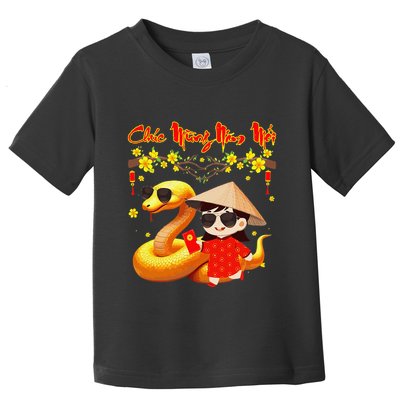 Chuc Mung Nam Moi Xuan At Ty Happy Tet 2025 Vietnamese Toddler T-Shirt