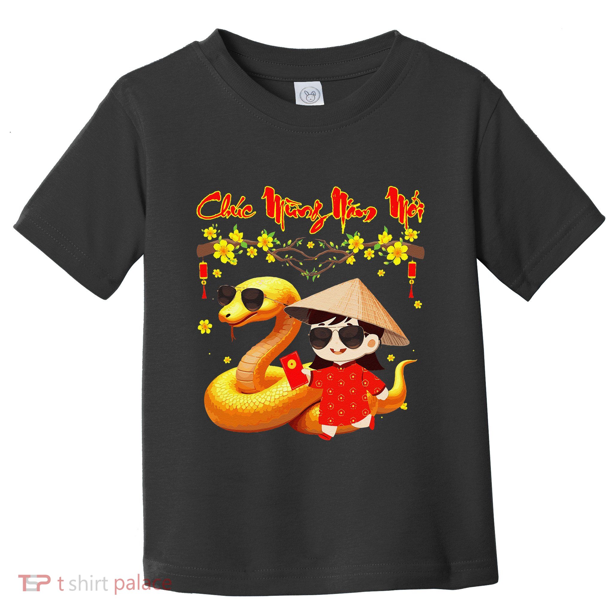 Chuc Mung Nam Moi Xuan At Ty Happy Tet 2025 Vietnamese Toddler T-Shirt