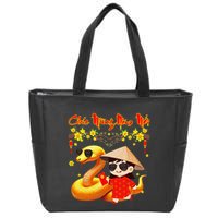 Chuc Mung Nam Moi Xuan At Ty Happy Tet 2025 Vietnamese Zip Tote Bag