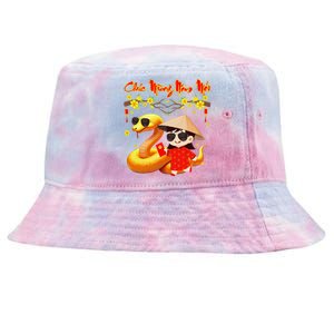 Chuc Mung Nam Moi Xuan At Ty Happy Tet 2025 Vietnamese Tie-Dyed Bucket Hat