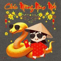 Chuc Mung Nam Moi Xuan At Ty Happy Tet 2025 Vietnamese Cotton Canvas Backpack
