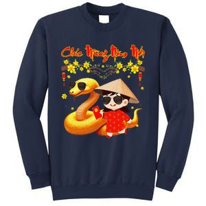 Chuc Mung Nam Moi Xuan At Ty Happy Tet 2025 Vietnamese Sweatshirt