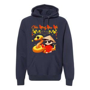 Chuc Mung Nam Moi Xuan At Ty Happy Tet 2025 Vietnamese Premium Hoodie