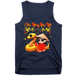 Chuc Mung Nam Moi Xuan At Ty Happy Tet 2025 Vietnamese Tank Top