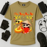 Chuc Mung Nam Moi Xuan At Ty Happy Tet 2025 Vietnamese Performance Shirt