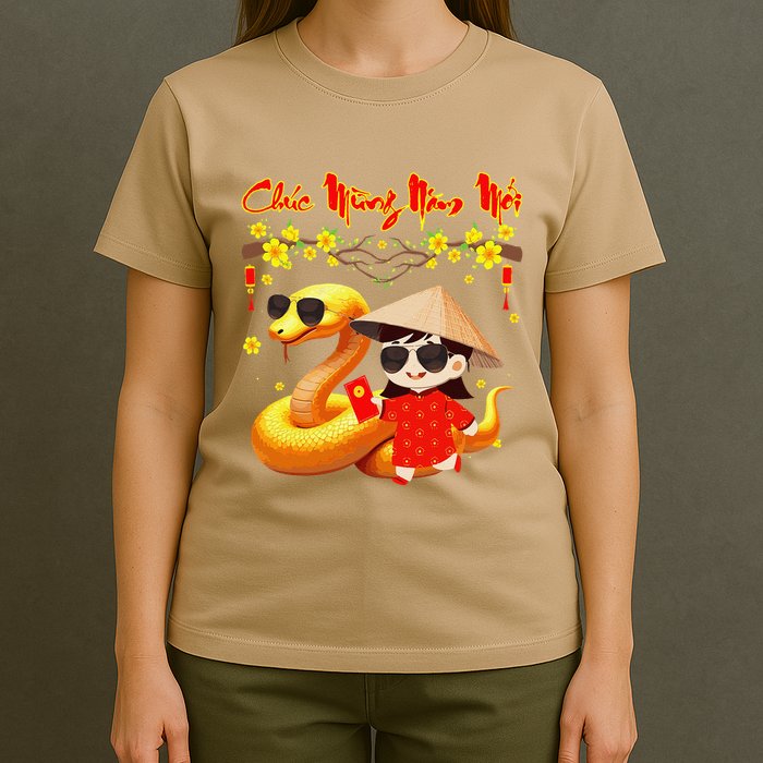 Chuc Mung Nam Moi Xuan At Ty Happy Tet 2025 Vietnamese T-Shirt