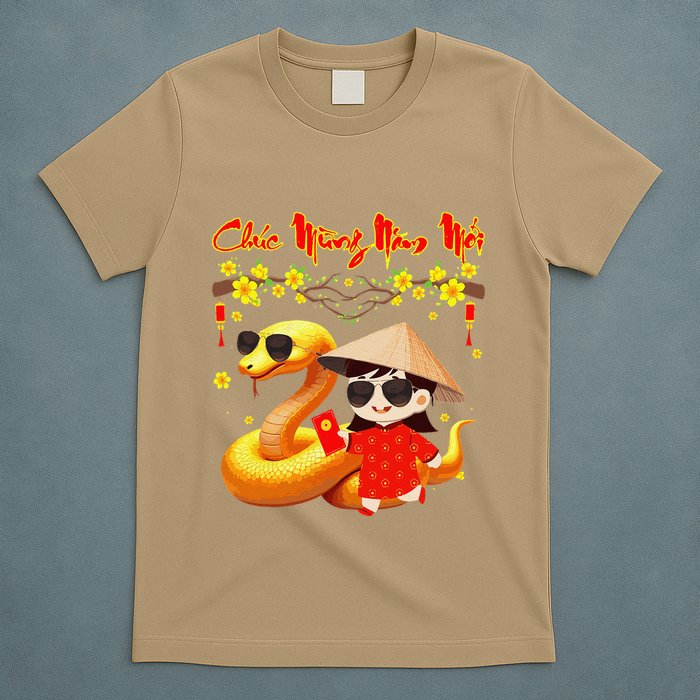 Chuc Mung Nam Moi Xuan At Ty Happy Tet 2025 Vietnamese T-Shirt