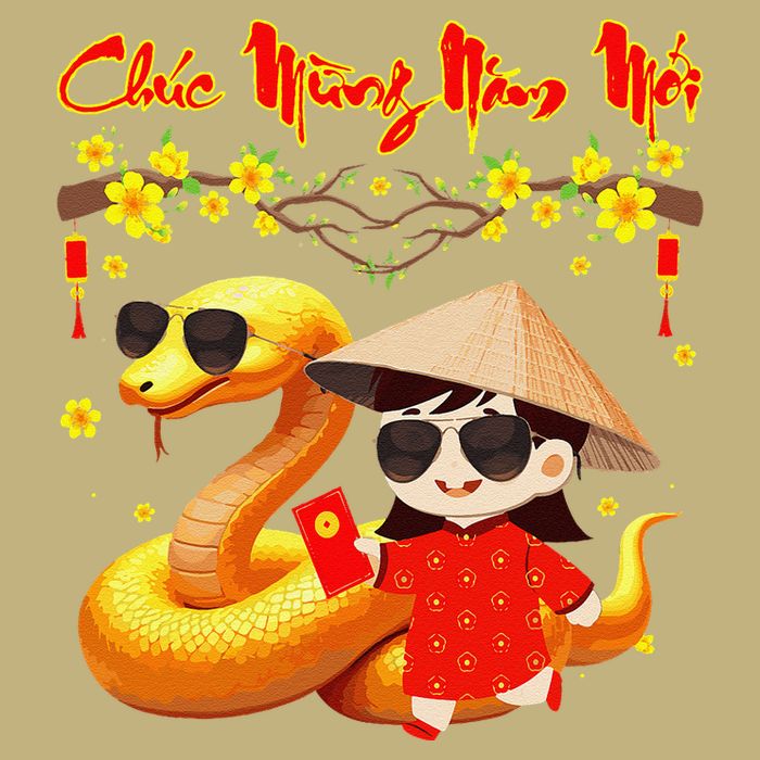 Chuc Mung Nam Moi Xuan At Ty Happy Tet 2025 Vietnamese T-Shirt