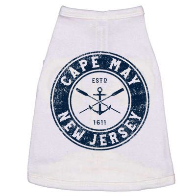 Cape May New Jersey Nj Vintage Boat Anchor & Oars Doggie Tank