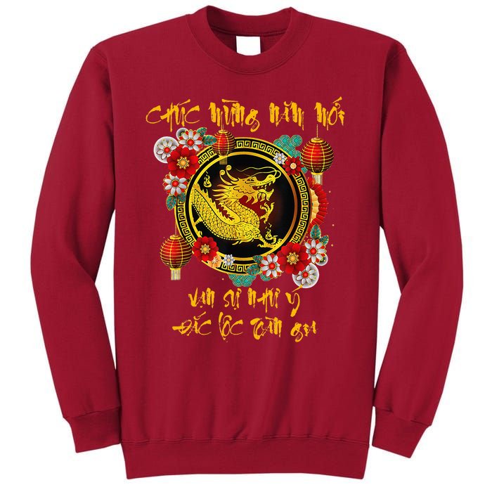 Chuc Mung Nam Moi Vietnamese Lunar New Year Of The Dragon Tall Sweatshirt