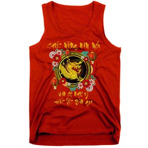 Chuc Mung Nam Moi Vietnamese Lunar New Year Of The Dragon Tank Top