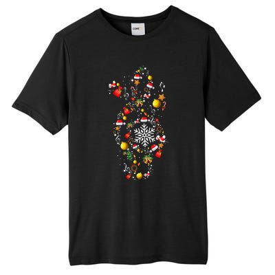 Christmas Musical Note Music Lover Teacher Sing Carols Xmas Tall Fusion ChromaSoft Performance T-Shirt