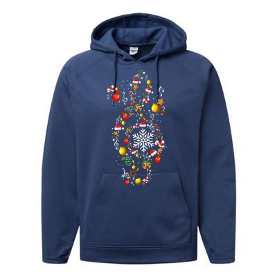 Christmas Musical Note Music Lover Teacher Sing Carols Xmas Performance Fleece Hoodie