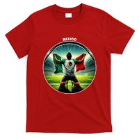 Cool Mexico National Soccer Team With Flag T-Shirt