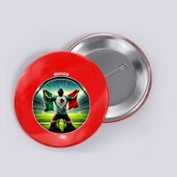 Cool Mexico National Soccer Team With Flag Button