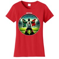 Cool Mexico National Soccer Team With Flag Women's T-Shirt